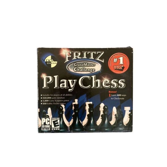 Fritz Play Chess Vintage PC Game Computer Collectible Grand Master Challenge - Picture 1 of 2